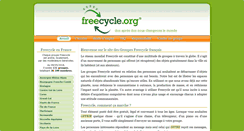 Desktop Screenshot of fr.freecycle.org